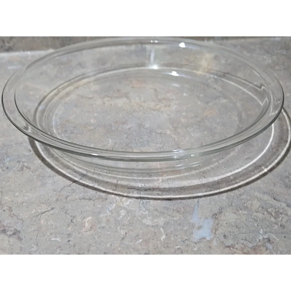 PYREX 210 Clear Glass Pie Dish 10